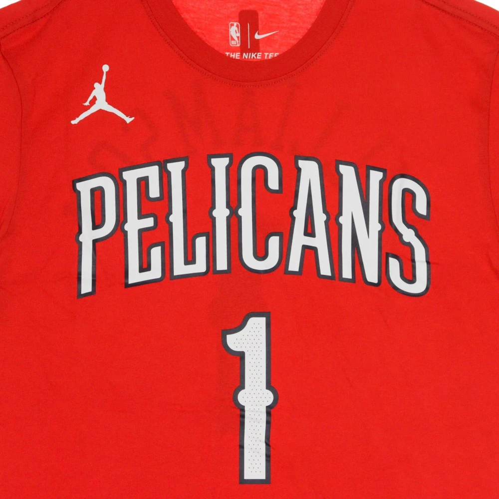 Nike Zion Williamson Statement T-Shirt Red Heren