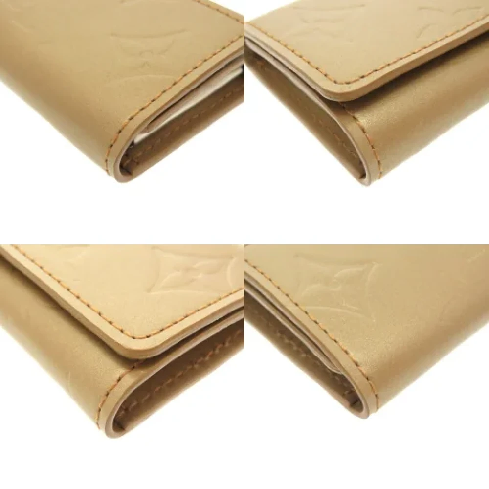 Louis Vuitton Vintage Pre-owned Canvas key-holders Yellow Dames