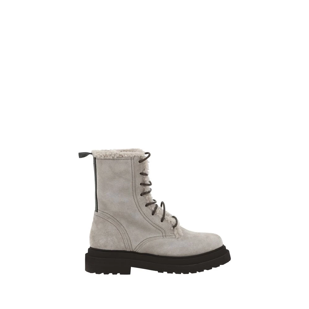 Shoes > Boots > Lace-up Boots - - Brunello Cucinelli - Modalova