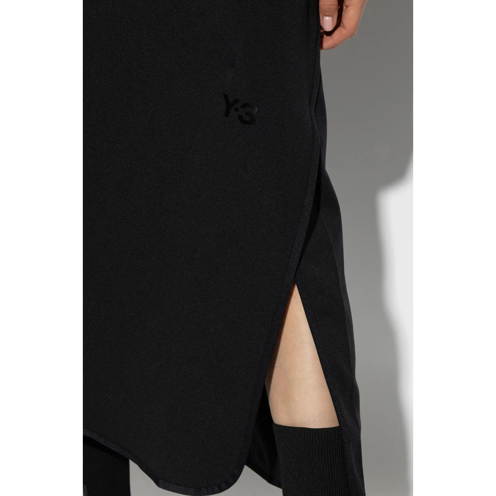 Y-3 Rok met split Black Dames