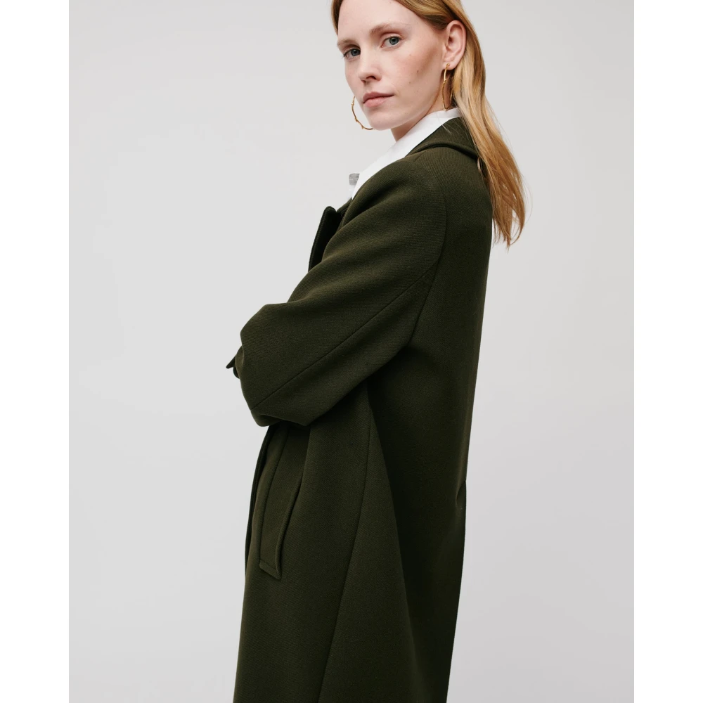 IVY OAK Oversized Boxy Winterjas Green Dames