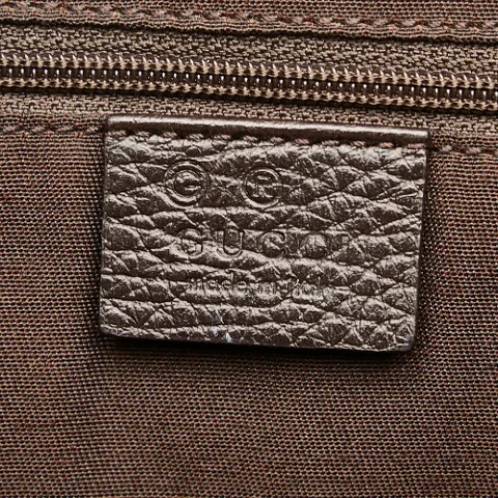 Gucci Vintage Pre-owned Leather shoulder-bags Beige Dames