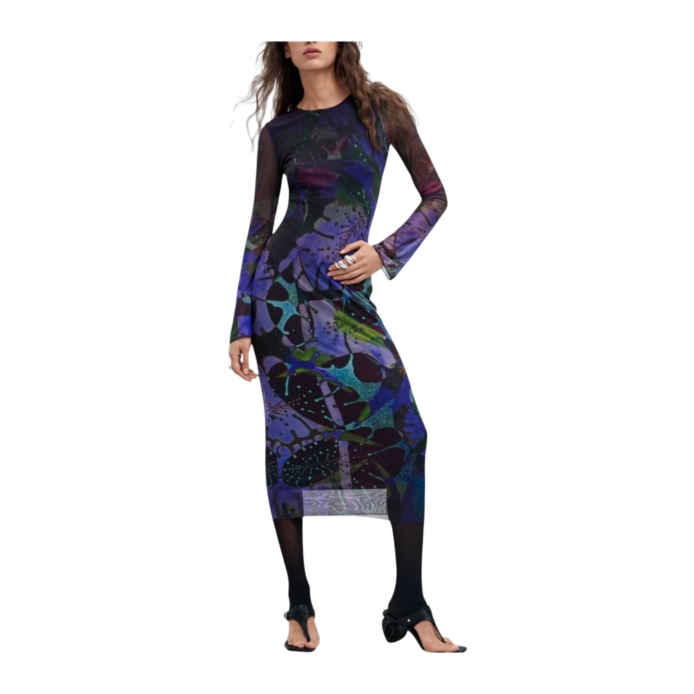Desigual , Damen, Kleider, Lila, L - Bild 5