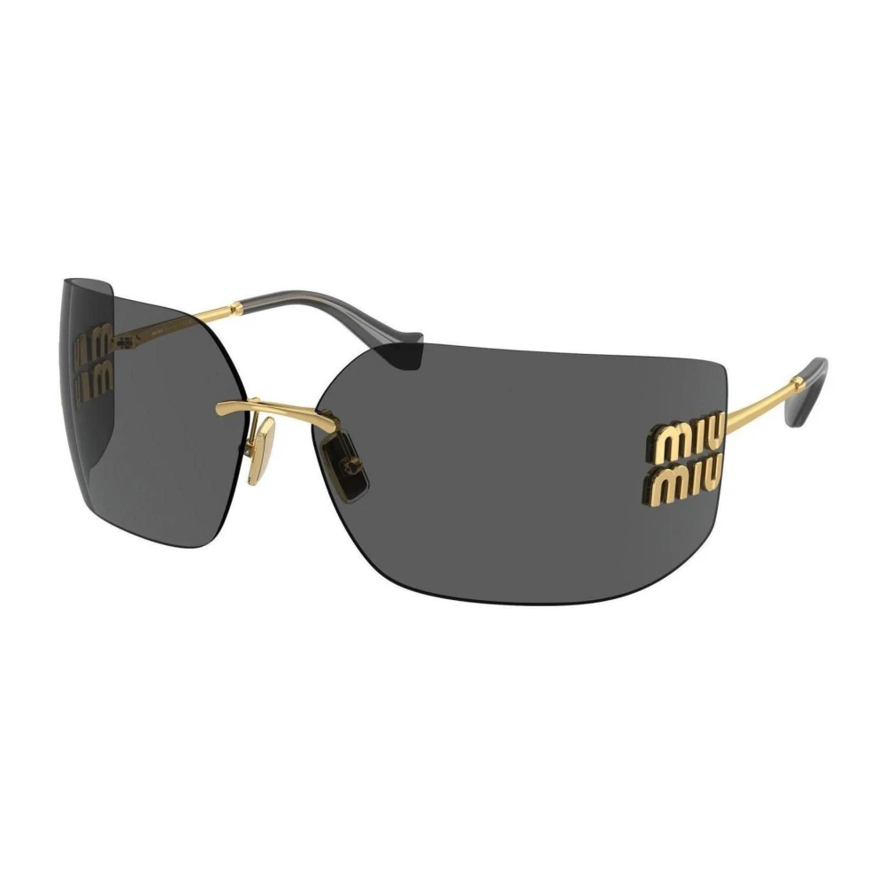 Miu Miu Women's Yellow Irregular Sunglasses - Sunglasses - One Size - Accessories