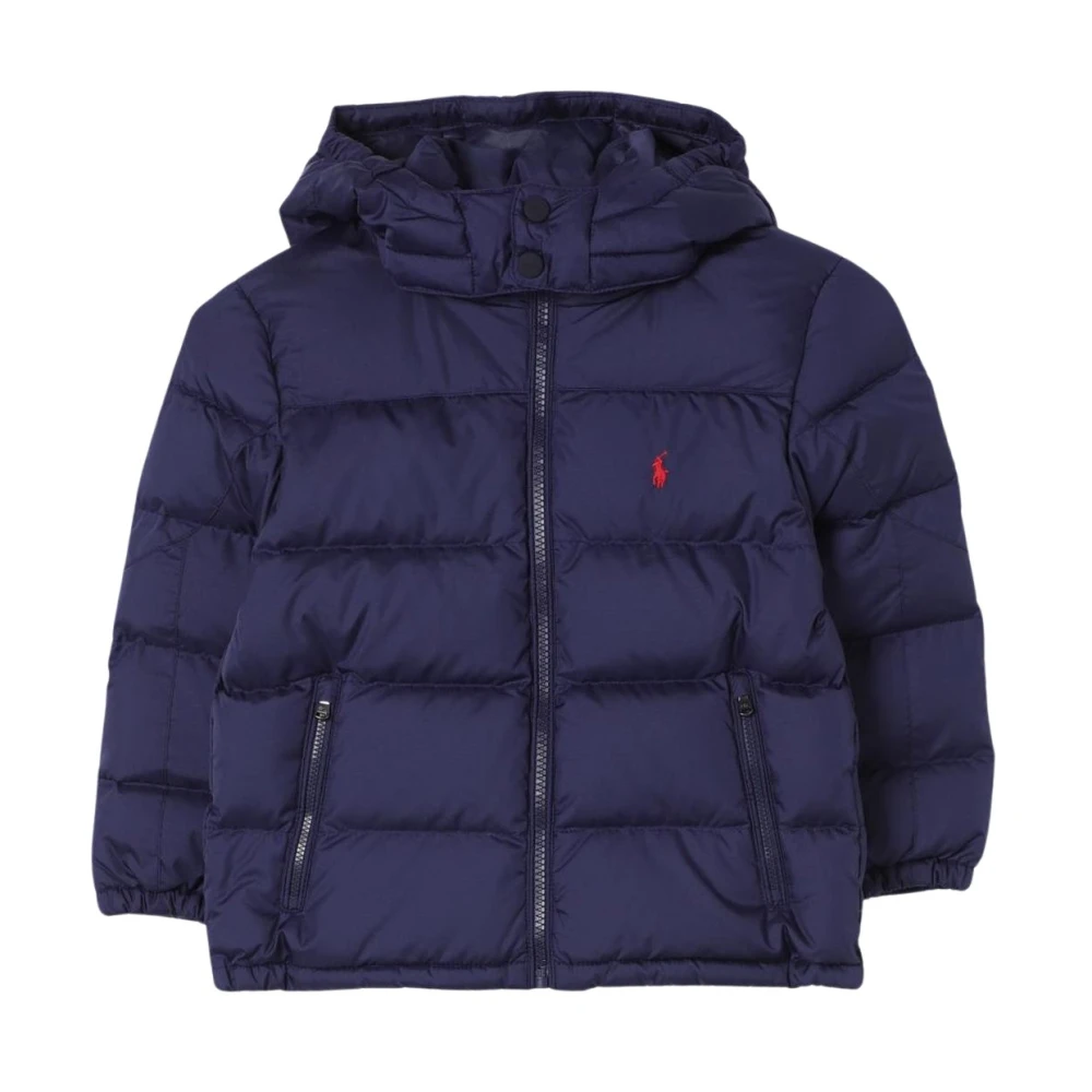 Polo Ralph Lauren Men's Blue Hooded Puffer Jacket