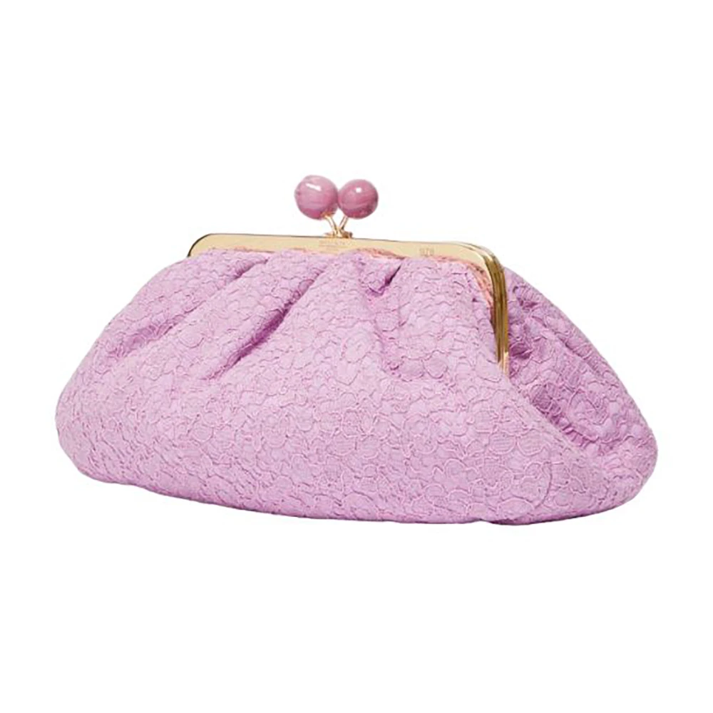 Max Mara Weekend Stijlvolle Clutch Tas voor Vrouwen Purple Dames