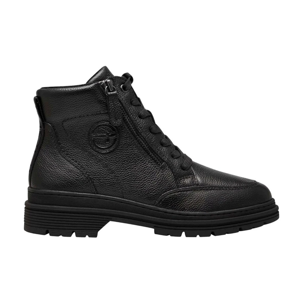 Tamaris Women's Black Lace-Up Boots,, Lace Ankle Boots Size 6 Uk
