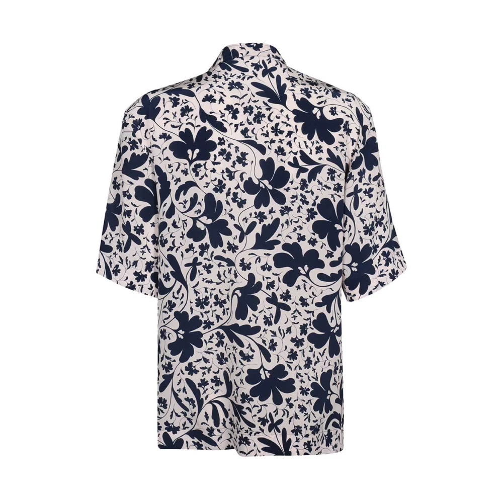 Stella Mccartney Bloemen Zijden Blouse Knoopsluiting Multicolor Dames