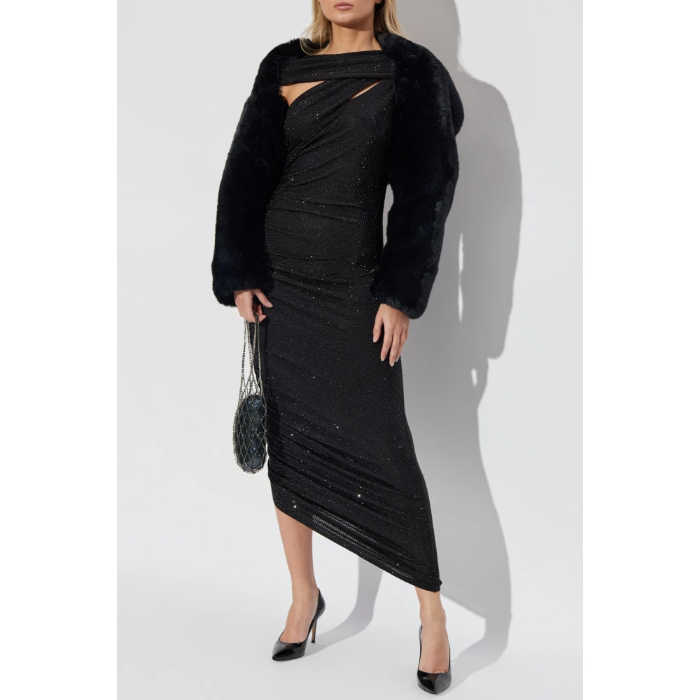 Cult Gaia Faux fur Bentley Black Dames