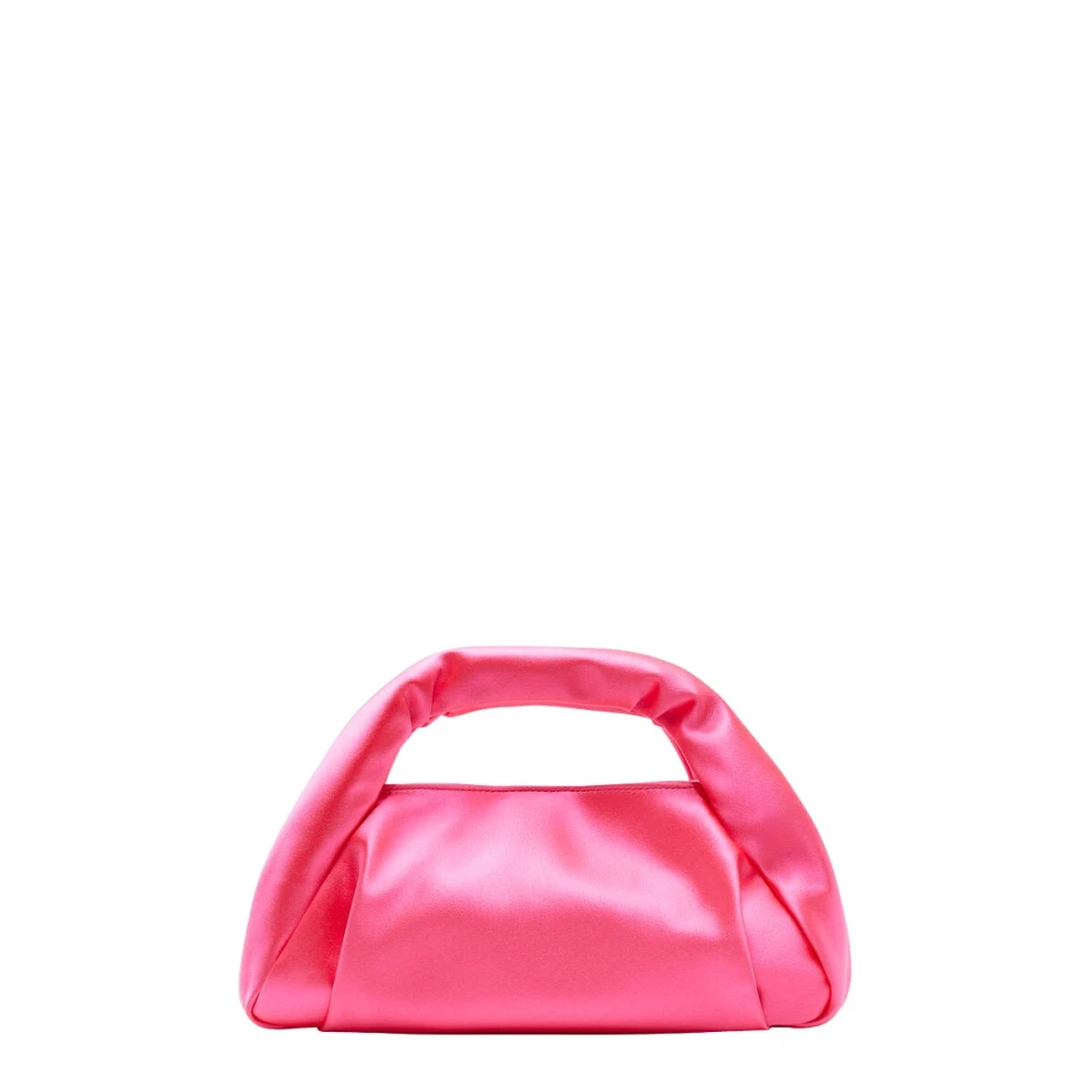 Stuart Weitzman Moda Mini Tote Luxe Satijnen Limited Edition Pink Dames