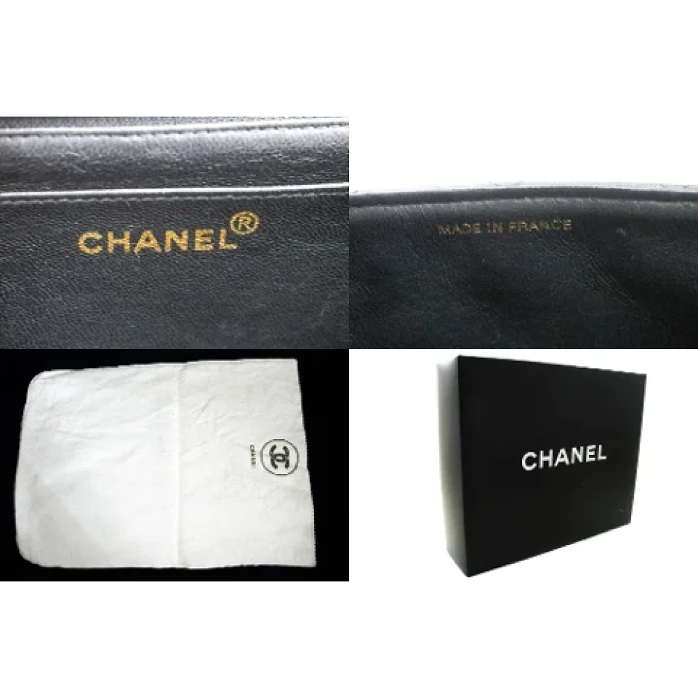 Chanel Vintage Pre-owned Leather chanel-bags Black Dames
