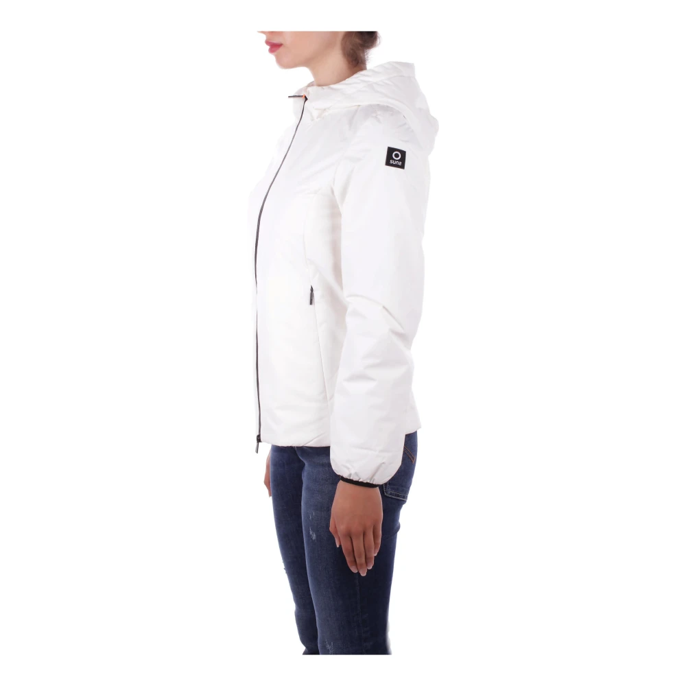Suns Beige hoodie met rits Beige Dames