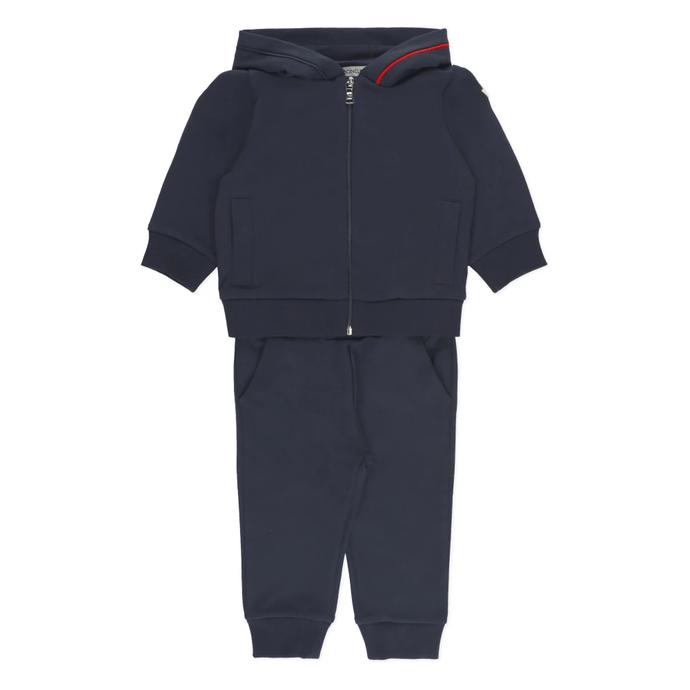 Moncler Blå Baby Jumpsuit med Huva Blue, Pojke