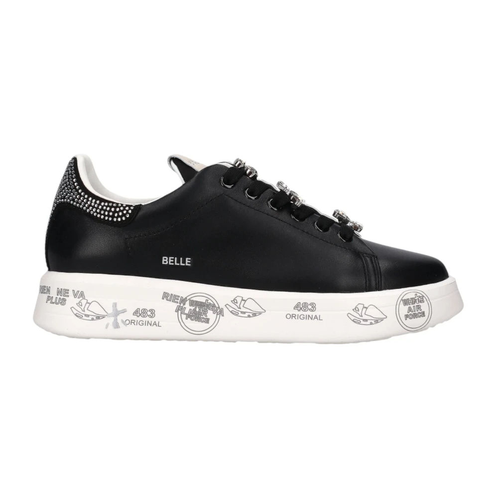 Premiata Women's Black Sneakers, 7 Uk, Belle 7810K Trainers