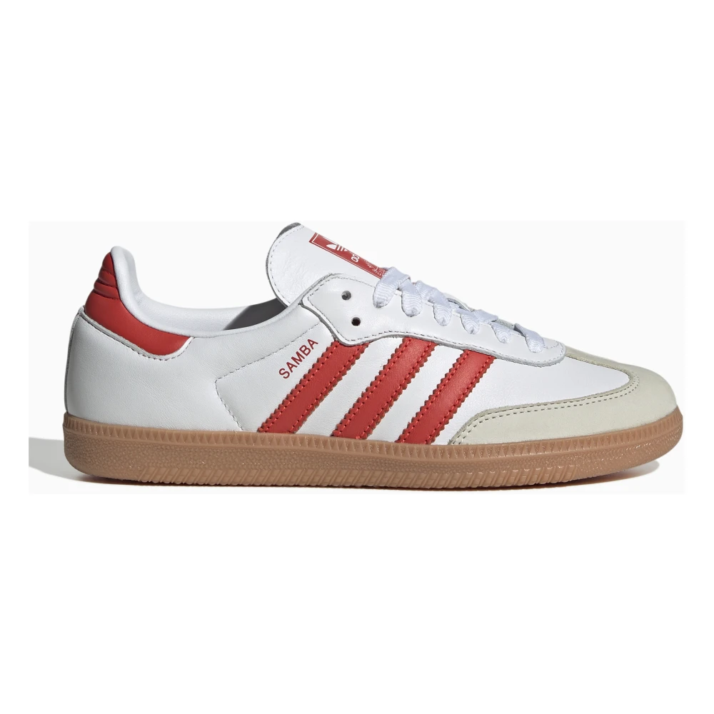 Adidas Originals Låg Topp Samba OG Sneaker White, Dam