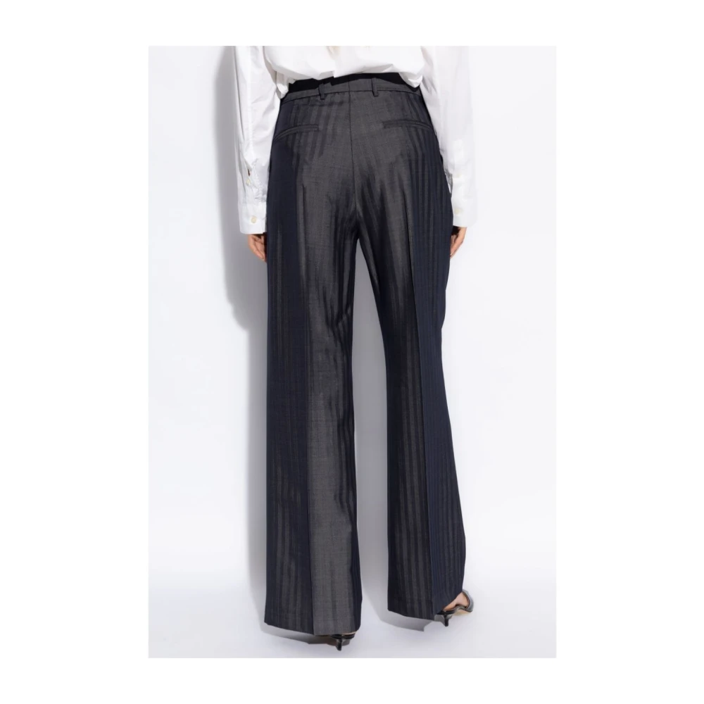 ETRO Wijde Blauwe Broek Blue Dames