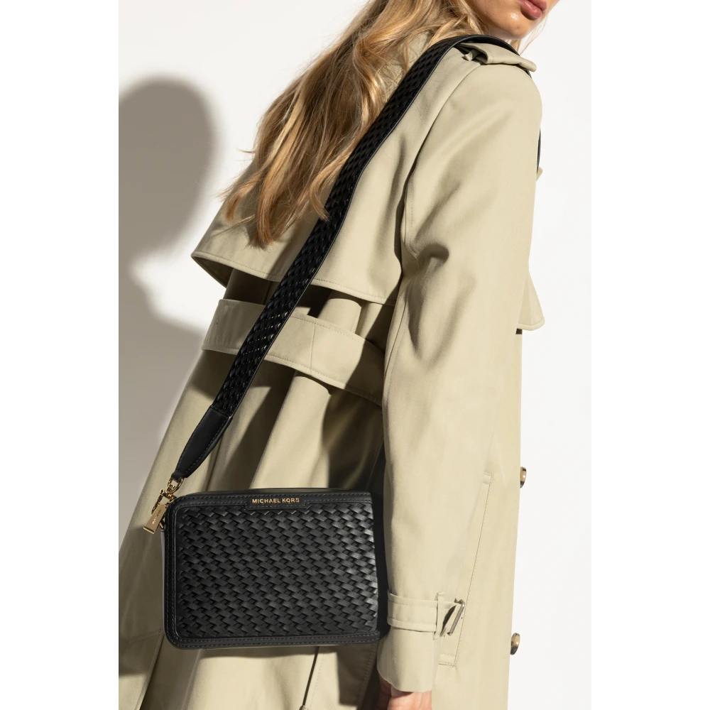 Michael Kors Jet Set schoudertas Black Dames
