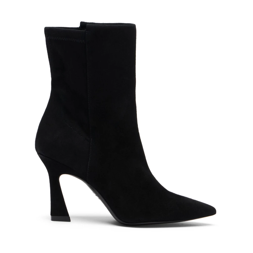 Stuart Weitzman Women's Black Heeled Boots, 4 Uk, 5050 Vinnie Bootie 85
