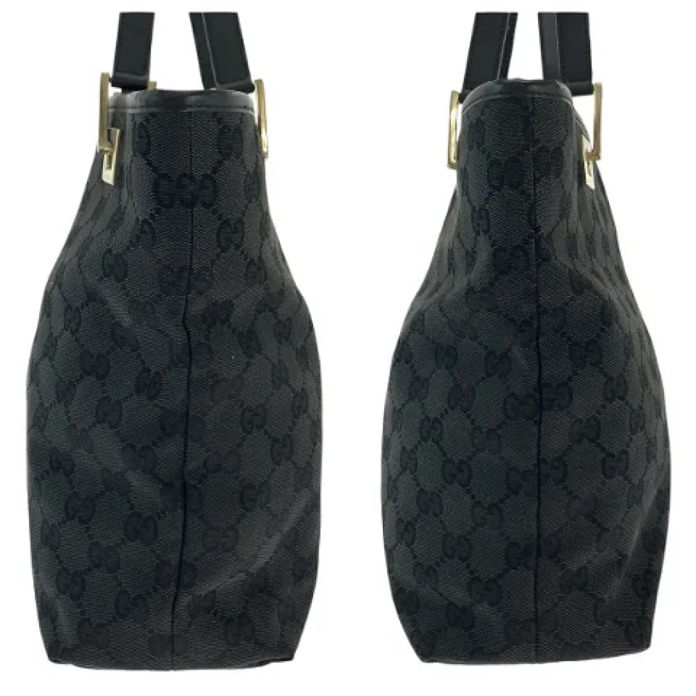 Gucci Vintage Pre-owned Canvas totes Black Dames