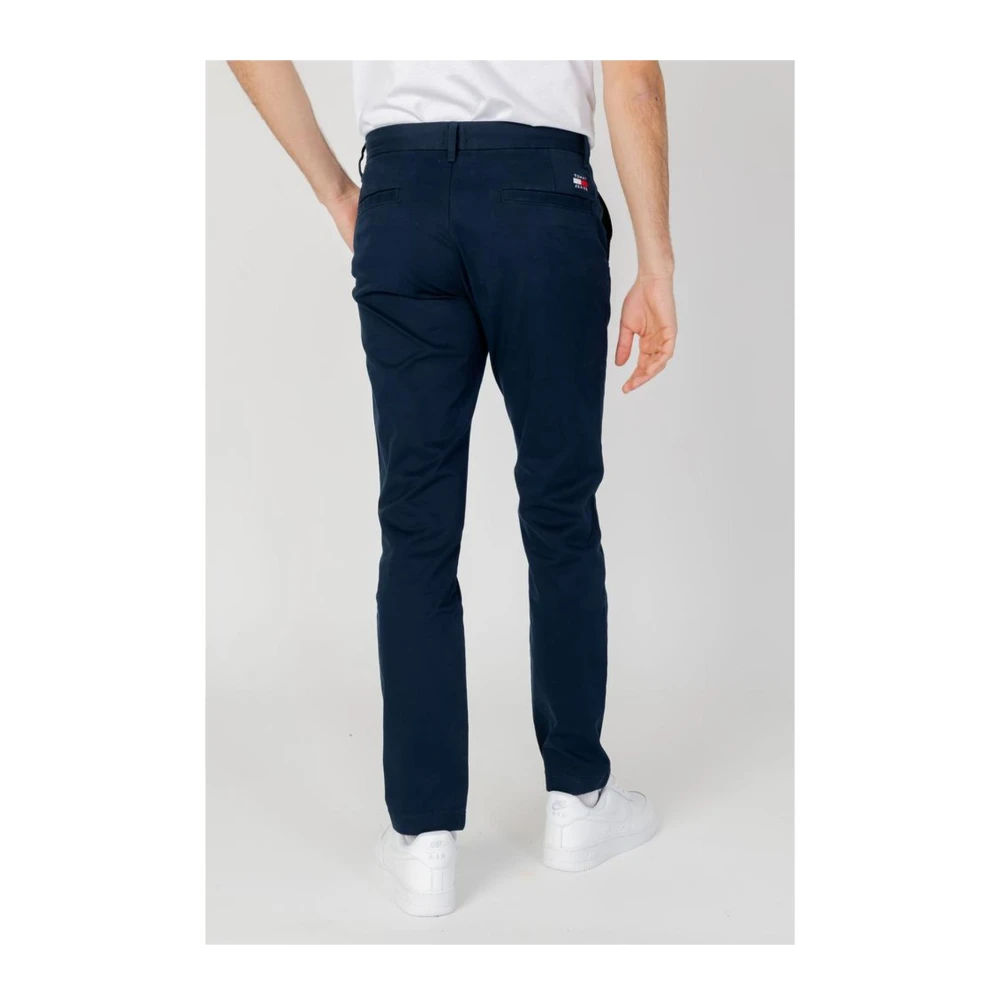 Tommy Jeans Tapered katoenen broek Lente Zomer collectie Blue Heren