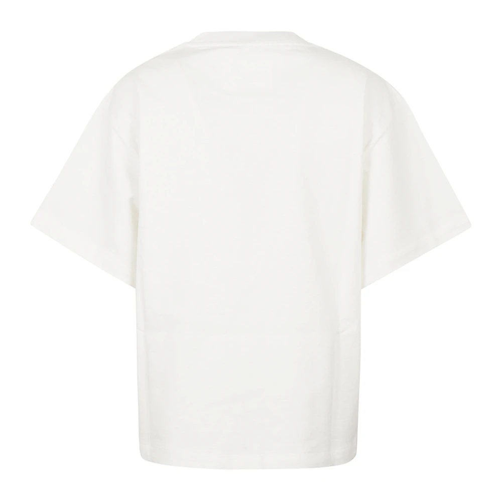 Jil Sander Logo T-shirt White Dames