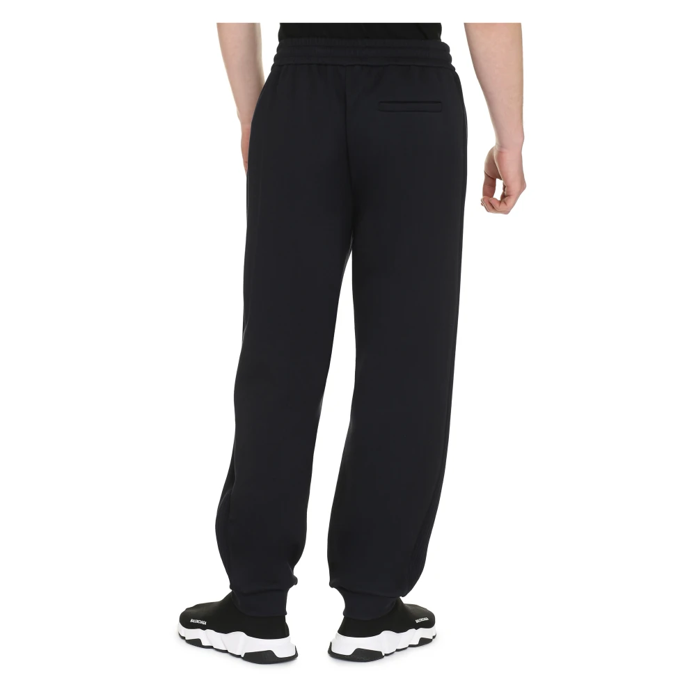 Giorgio Armani Modal Polyamide Broek Blue Heren