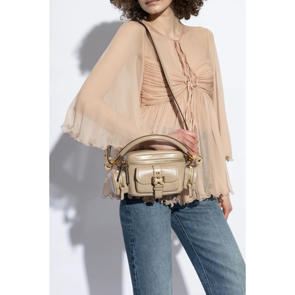 Chloé Handtas Camera Klein Beige Dames