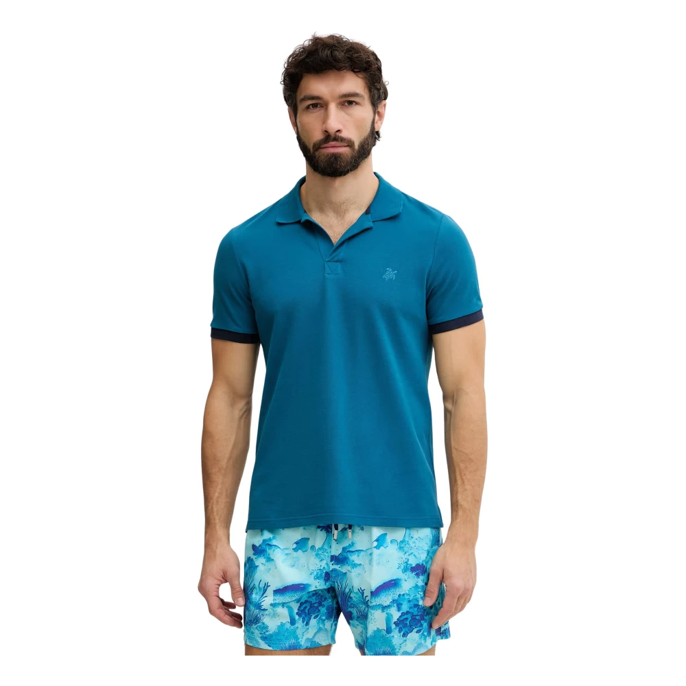 Vilebrequin Uomo Blu - Polo Palatin - Tops - L