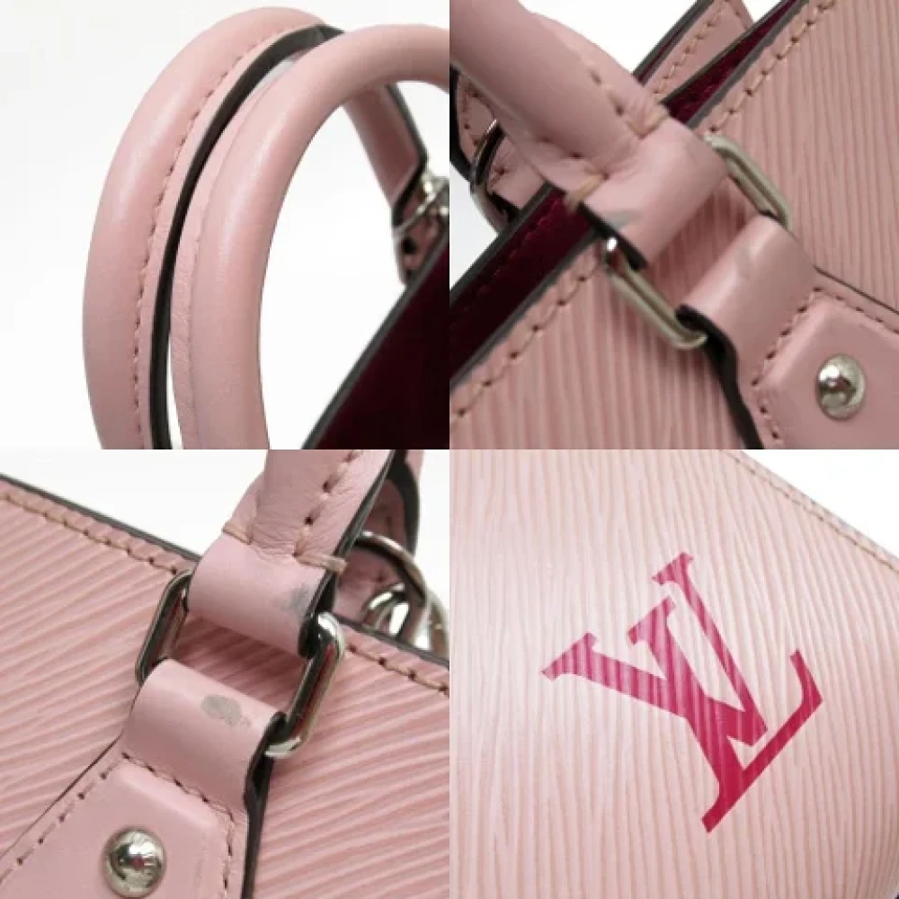 Louis Vuitton Vintage Pre-owned Leather handbags Pink Dames