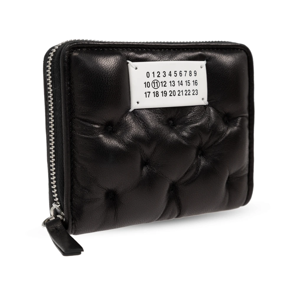 Maison Margiela Portemonnee met logo Black Unisex