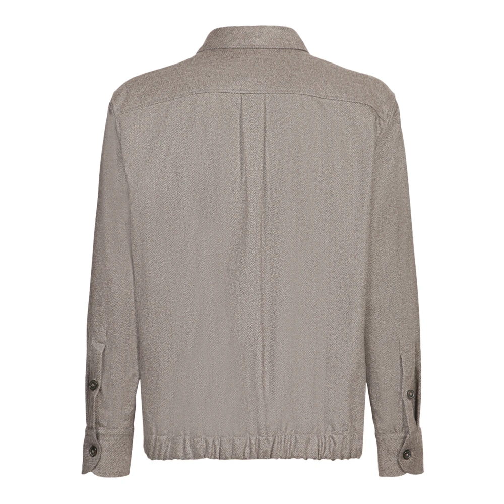 PT Torino Bruin Shirt voor Mannen Stijlvol Comfort Beige Heren