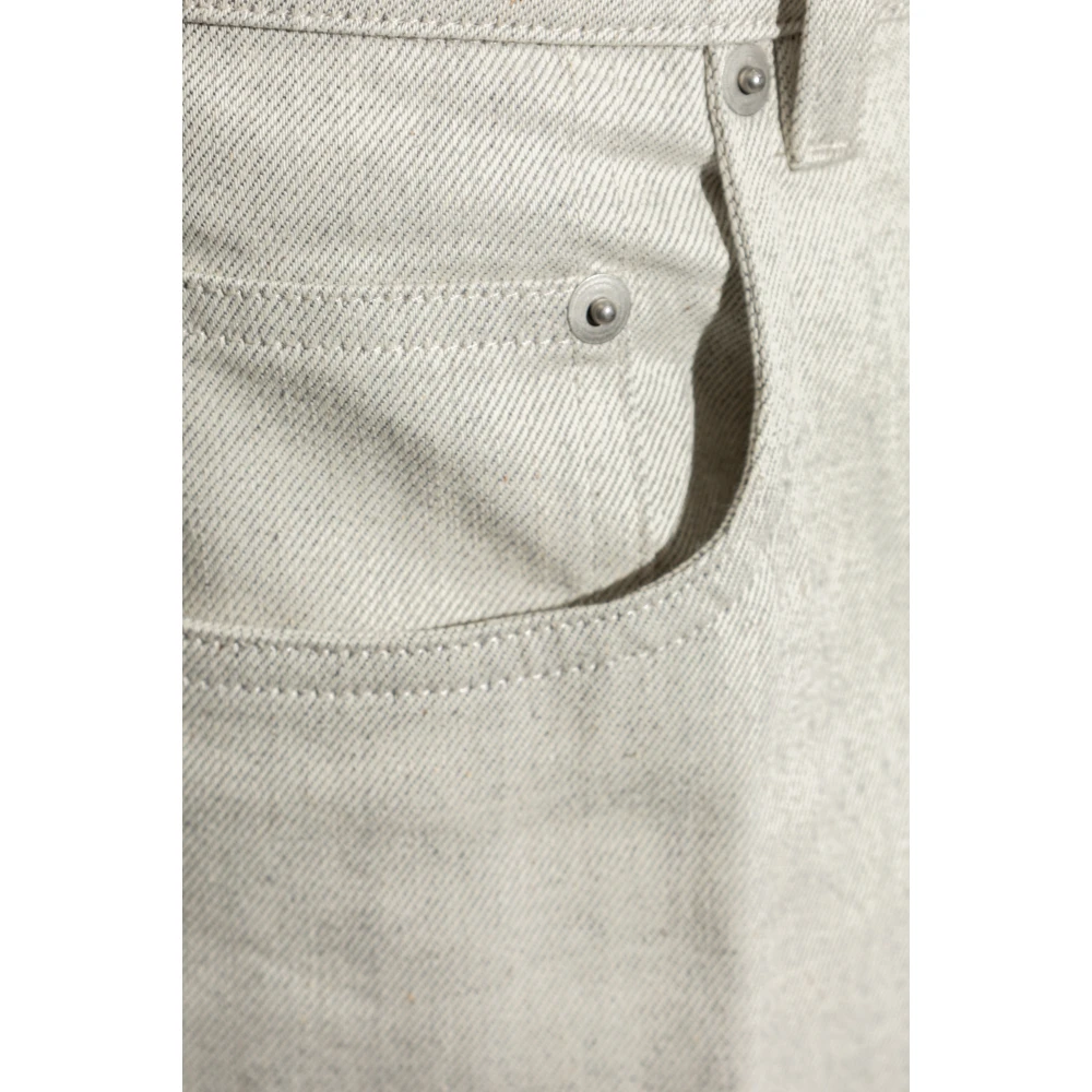 Rick Owens Geth Jeans Beige Heren