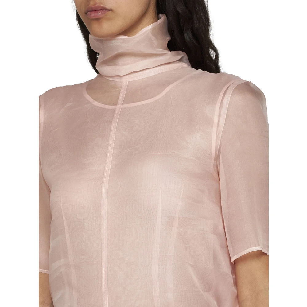 SPORTMAX Roze Top voor Actieve Levensstijl Pink Dames