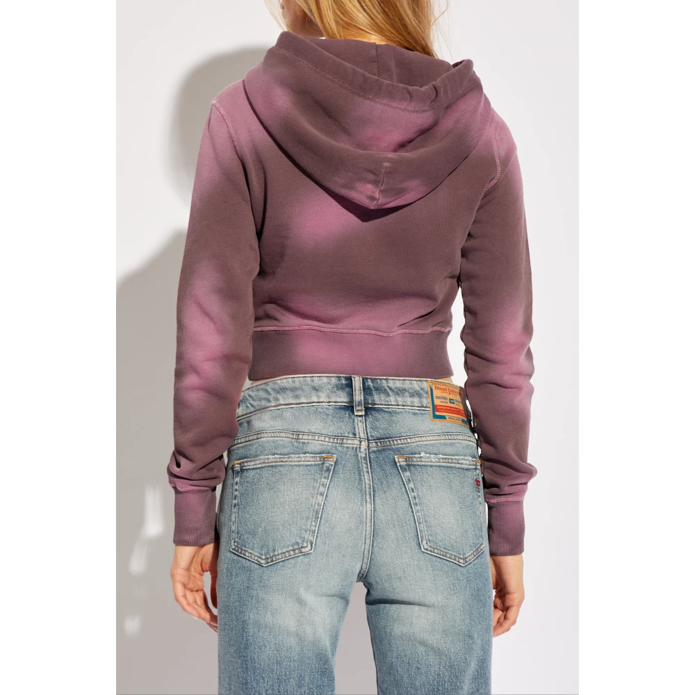 Diesel Blouse `F-Slimmy-Hood-P1` Purple Dames