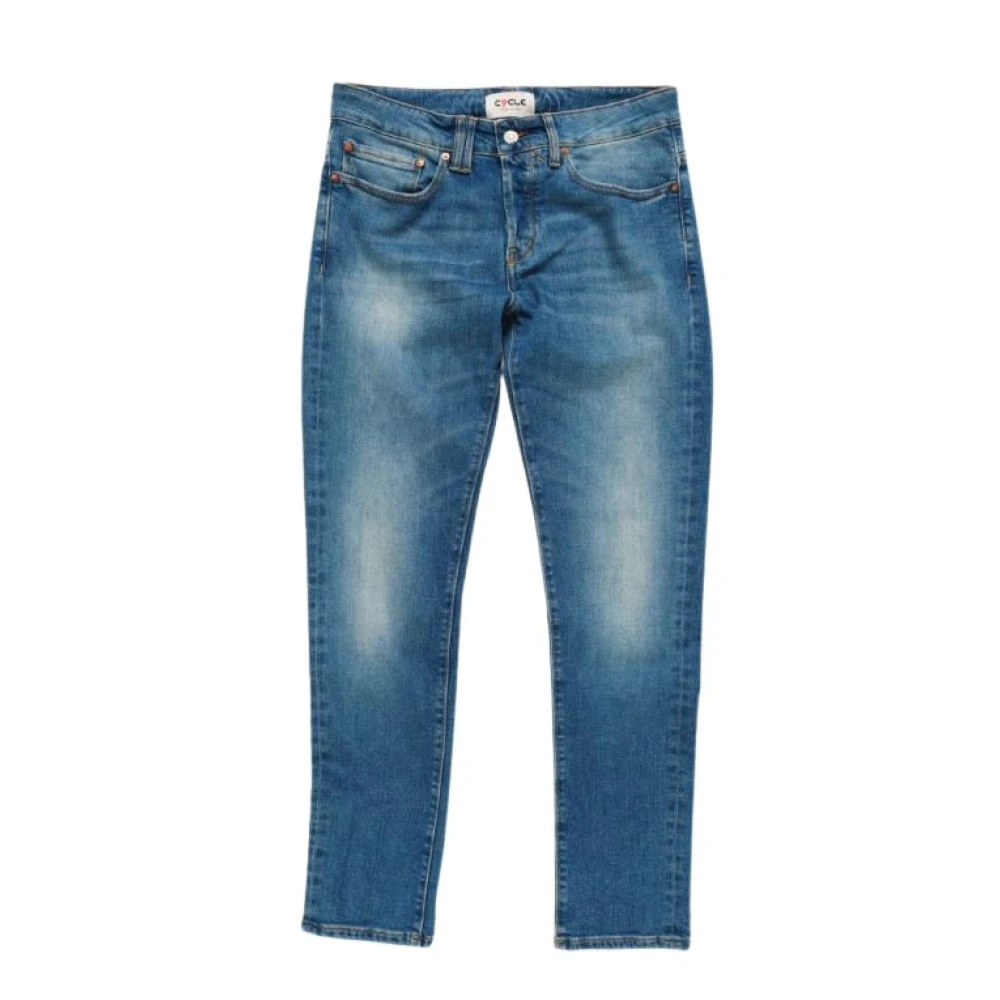 Cycle Heldere Blauwe Denim Jeans Blue Heren