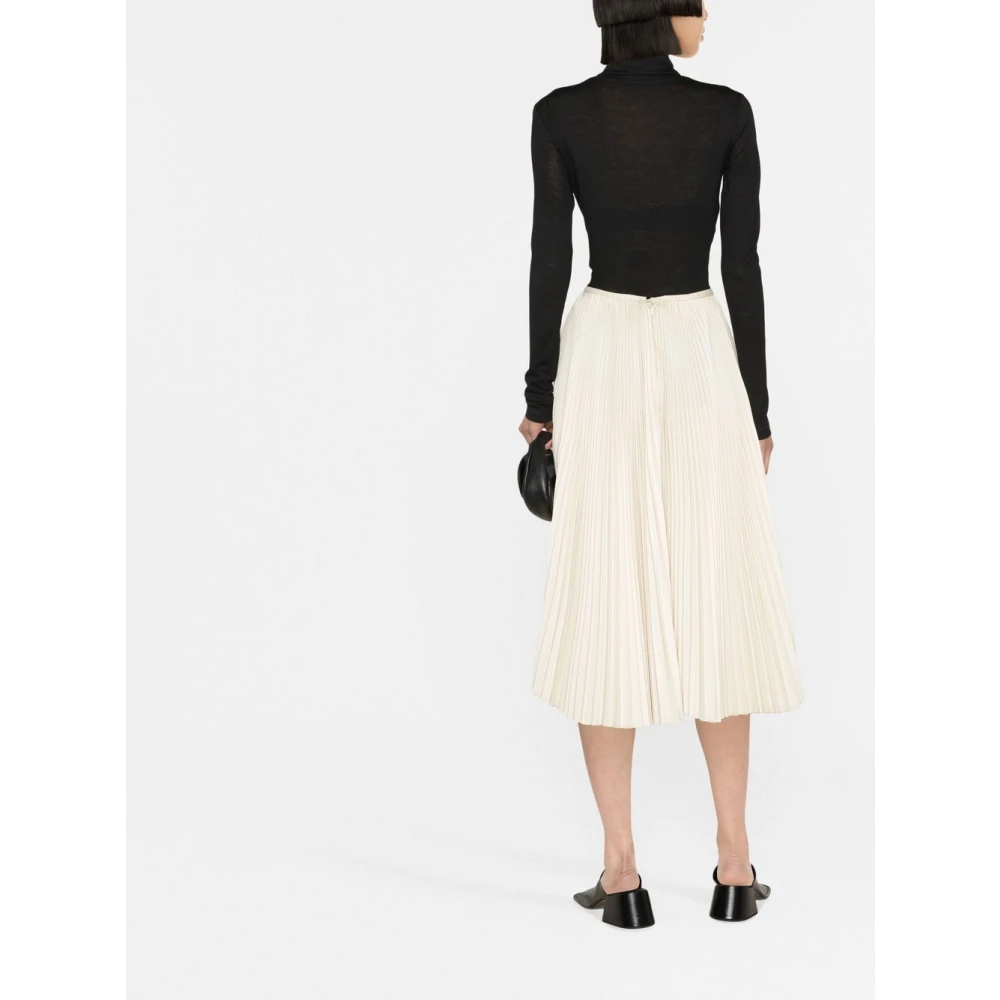 Jil Sander Lange Mouw T-Shirt Black Dames