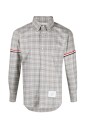 chemise-en-coton-a-carreaux-tattersall-gris
