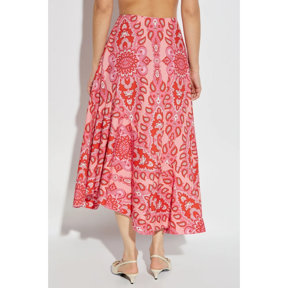 ETRO Katoenen rok met decoratief patroon Red Dames