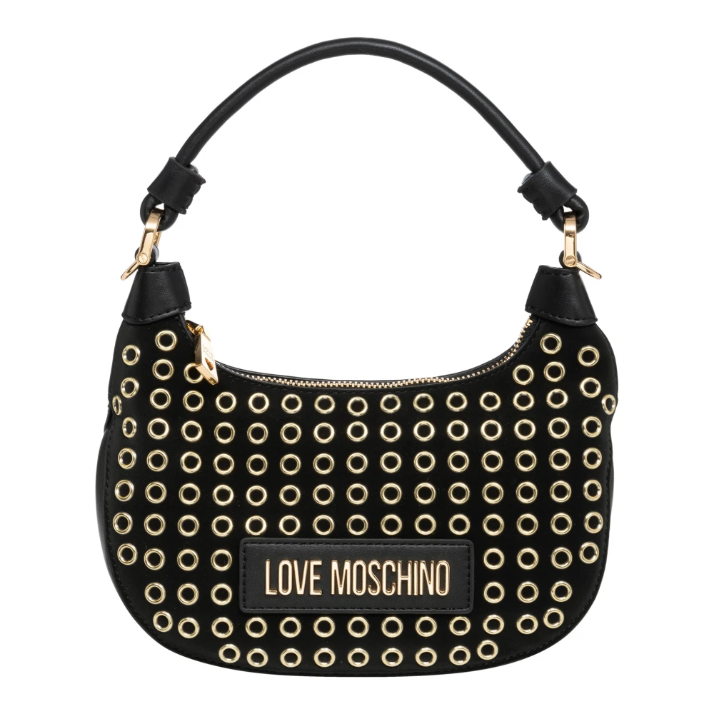 Love Moschino Stijlvolle Hobo-tas met Verstelbare Band Black Dames