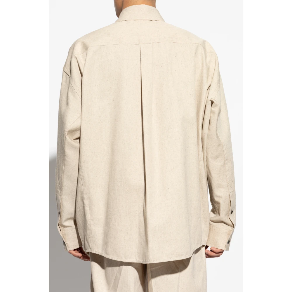 Bottega Veneta Oversized shirt Beige Heren