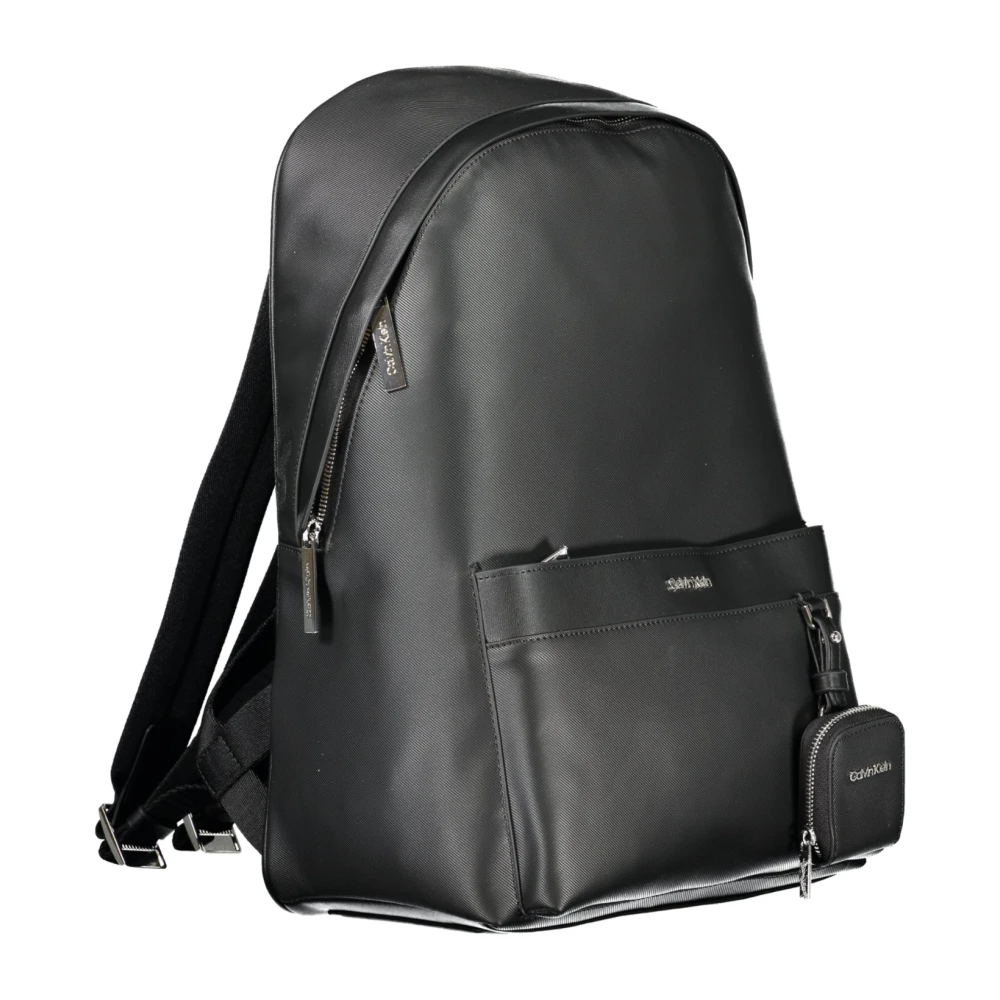 Calvin Klein Zwarte Heren Rugzak met Ritssluiting Black Heren