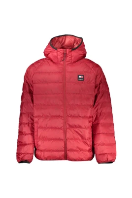 Stilfull huva jacka i återvunnen polyester