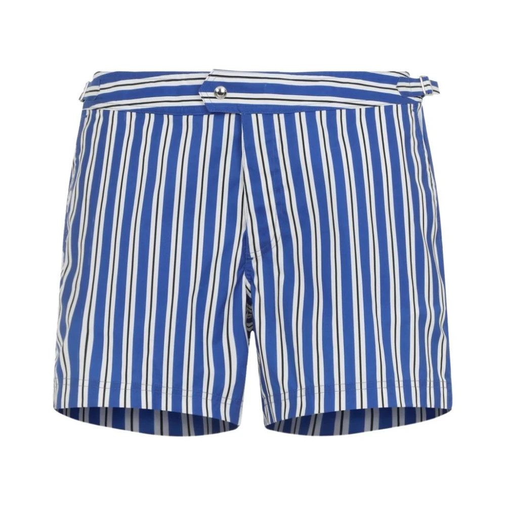 Tom Ford Men's Multicolor Striped Swim Shorts - Beachwear - 2XL - Swimwear