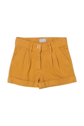 brown-pleated-shorts-for-kids
