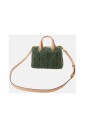 sac-a-main-en-cuir-vert-verrouille