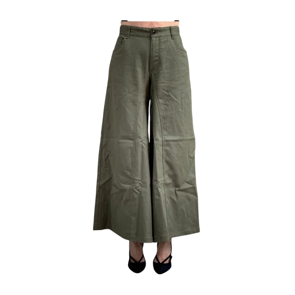 White Sand Stijlvolle broeken voor mannen Green Dames