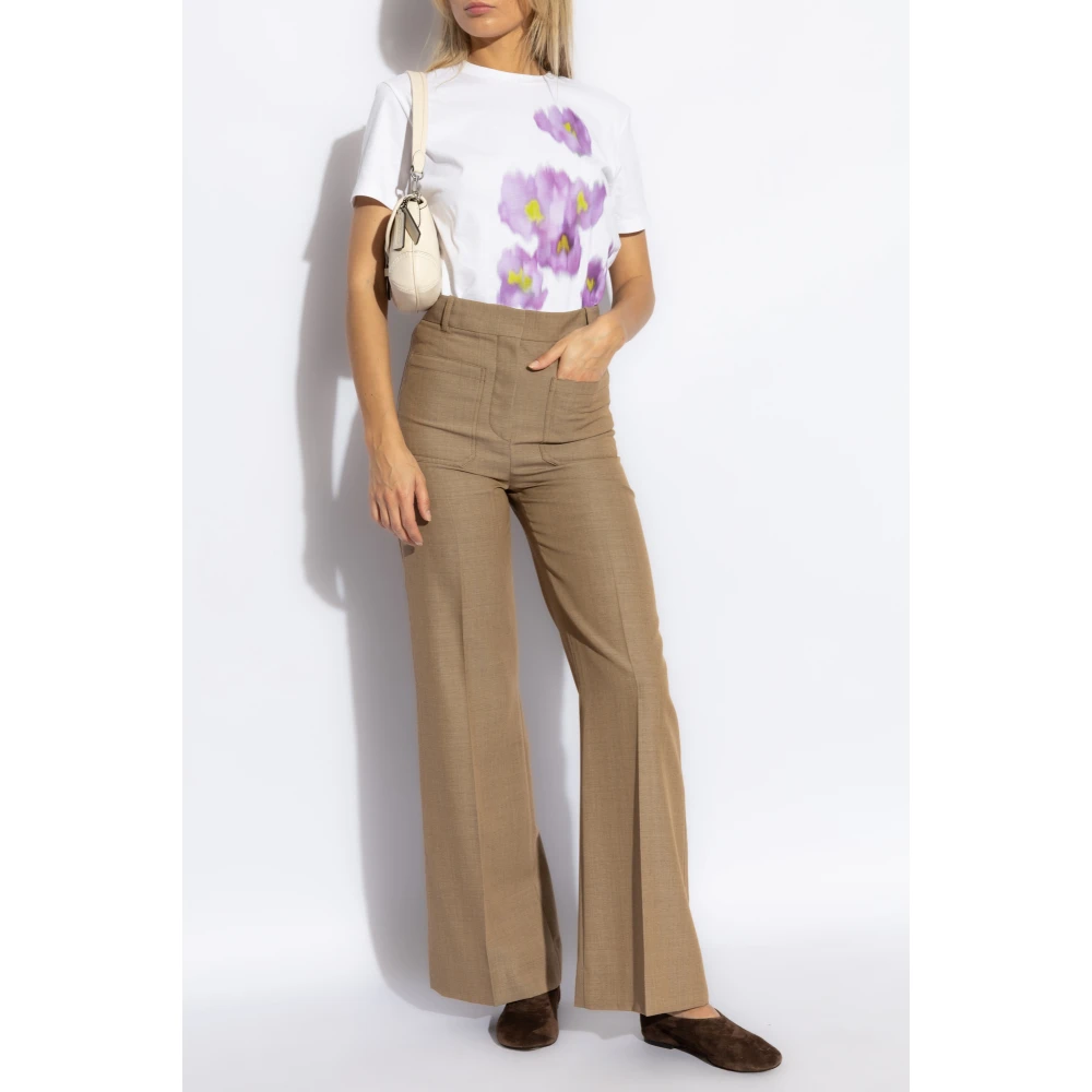 PS By Paul Smith Bedrukt T-shirt van Paul Smith White Dames