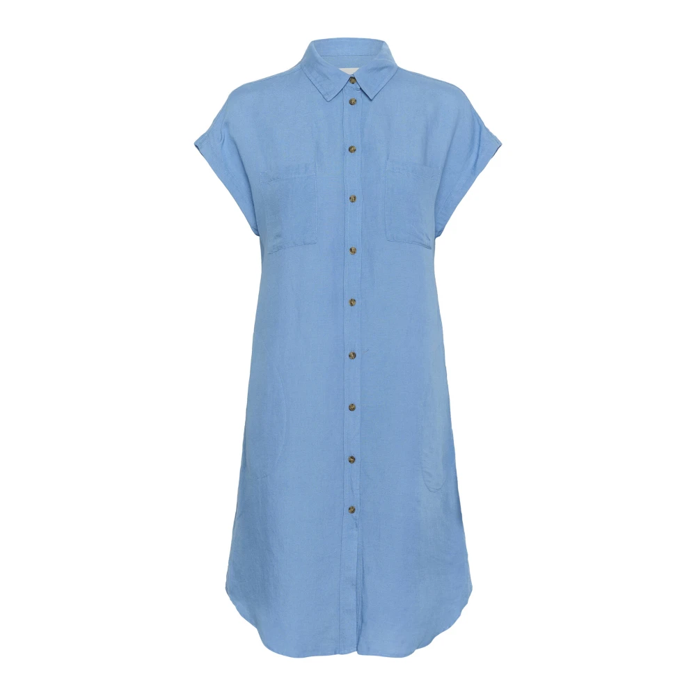 Part Two Ellenapw Jurk Zilvermeerblauw Blue Dames