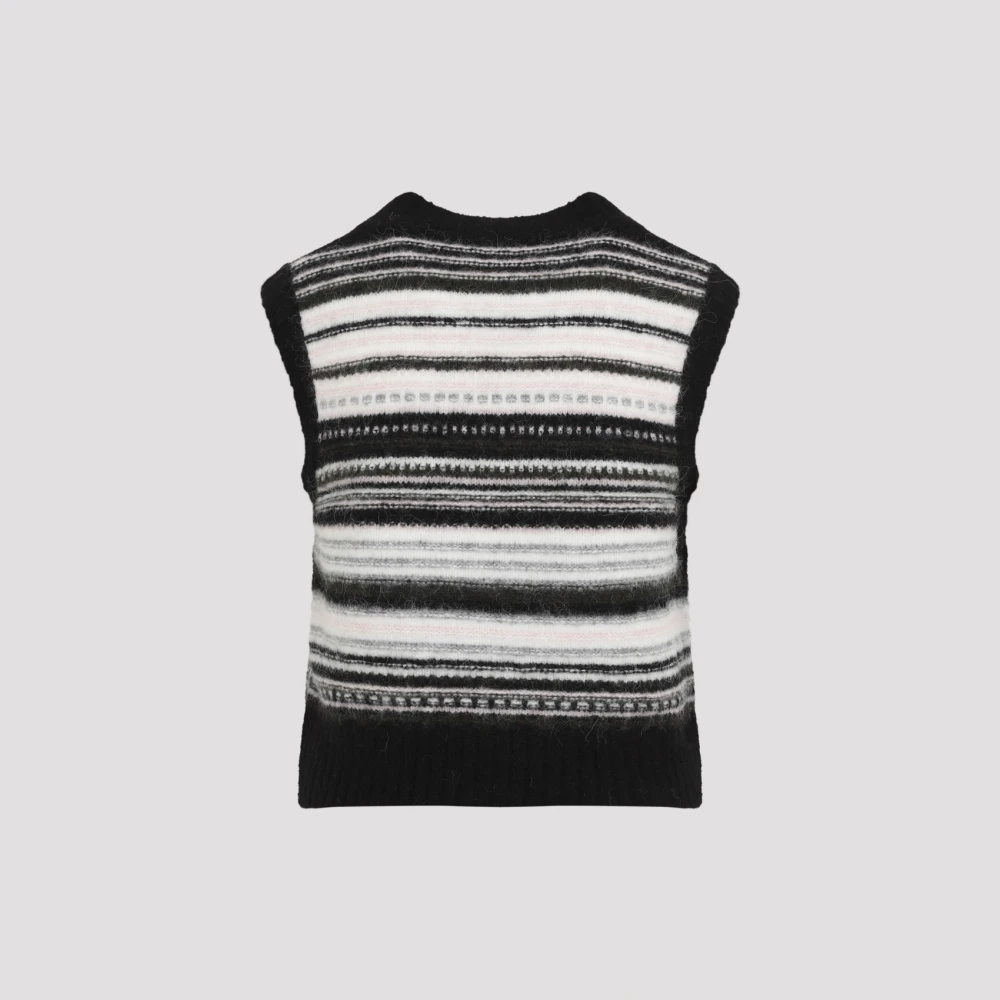 Ganni Zwarte Sweater Aw24 Dameskleding Multicolor Dames