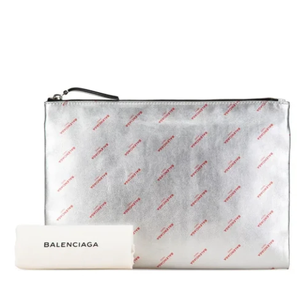 Balenciaga Vintage Pre-owned Leather balenciaga-bags Gray Dames